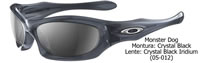 Oakley Monster Dog Crystal Black/Black Iridium (05-012)